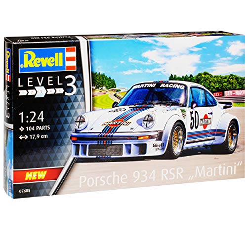 Porsche 911 930 G-Modell 934 RSR Martini Weiss 1974-1989 07685 Bausatz Kit 1/24 Revell Modell Auto Porsche 911 930 G-Modell 934 RSR Martini Weiss 1974-1989 07685 Bausatz Kit 1/24 Revell Modell Auto von Revell Porsche