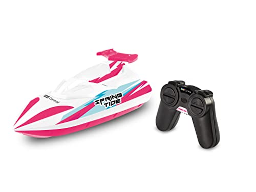 Revell Control Spring Tide I Ferngesteuertes RC Boot I für junge und Erwachsene Kinder ab 6 Jahren I RC Boot mit LI-ION Akku für Stundenlange Action I 2,4 GHz I Ideal für Sommer- und Frühlingstage von Revell