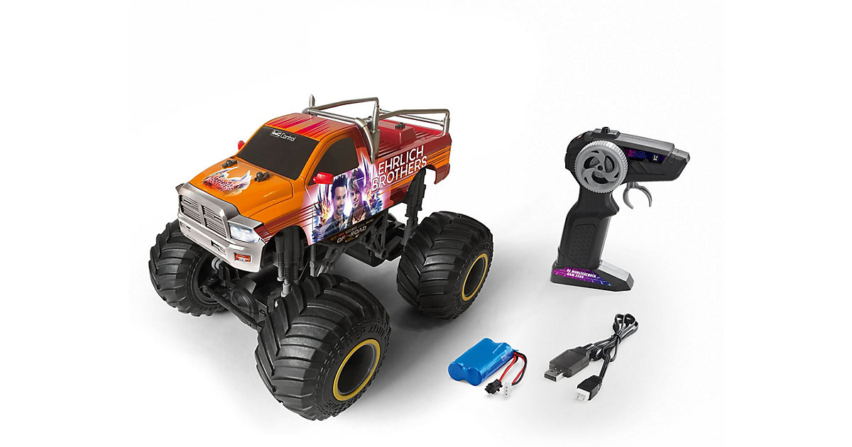 "RC Monster Truck RAM 3500 ""Ehrlich Brothers"" , Revell Control Ferngesteuertes Auto im Maßstab 1:16, 28 cm" "RC Monster Truck RAM 3500 ""Ehrlich Brothers"" , Revell Control Ferngesteuertes Auto im Maßstab 1:16, 28 cm" von Revell