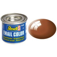 REVELL 32180 Email Color Lehmbraun, glänzend, 14 ml, RAL 8003 von Revell