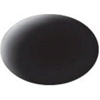 REVELL 36108 Aqua Color Schwarz, matt, 18 ml, RAL 9011 von Revell