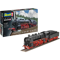 REVELL 62168 1:87 Model Set Schnellzuglokomotive S3/6 BR18 mit Tender von Revell