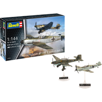REVELL 73770 1:144 Starter Kit Messerschmitt Bf109E & Ju87B Stuka von Revell