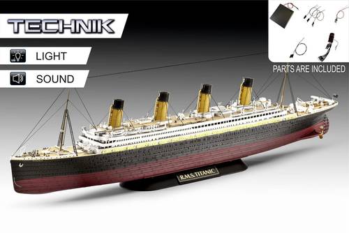 Revell 00458 RV 1:400 RMS Titanic - Technik Schiffsmodell Bausatz 1:400 von Revell