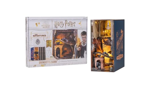 Revell Modellbausatz Tiny Adventures I Gringotts Bank Harry Potter I 3D Miniaturhaus I DIY Book Nook Holz Puzzle I Handgefertigtes Booknook für Sammler und Zauberei-Fans von Revell