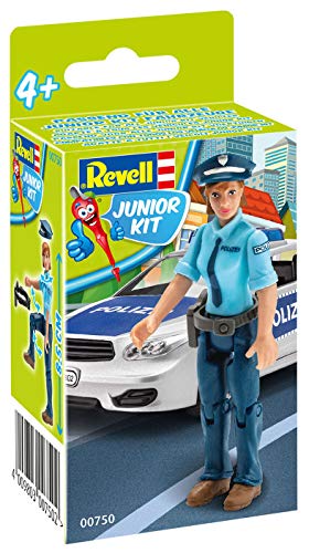 Revell Junior Kit 00750 Polizistin Spielfigur, Mehrfarbig 8,5 cm von Revell Junior Kit