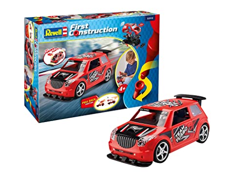 Revell 00910 First Construction Rally Car with Pullback Motor Auto Modellfahrzeug, rot Revell 00910 First Construction Rally Car with Pullback Motor Auto Modellfahrzeug, rot von Revell