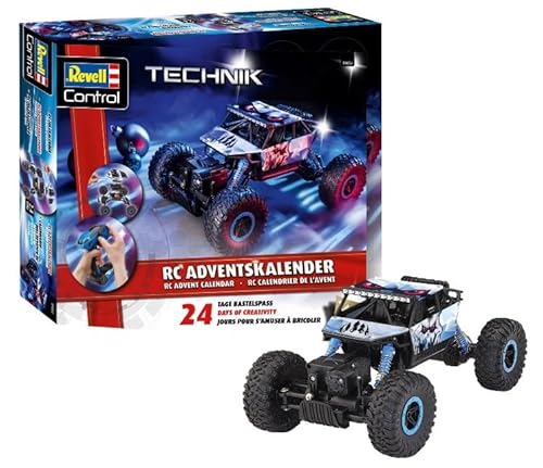 Revell Adventskalender RC Crawler I Ferngesteuertes Adventskalender für Bastler I Adventskalender für Jungen, Mädchen & Erwachsene I Geschenk zu Weihnachten I Ab 10 Jahren Revell Adventskalender RC Crawler I Ferngesteuertes Adventskalender für Bastler I Adventskalender für Jungen, Mädchen & Erwachsene I Geschenk zu Weihnachten I Ab 10 Jahren von Revell