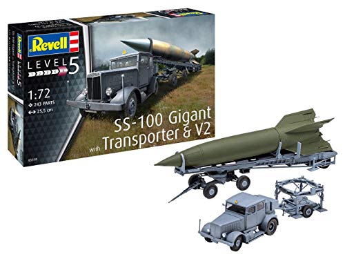 Revell Vehicle 172 03310 Ss-100 Gigant + Transporter + V2, REV-03310 von Revell