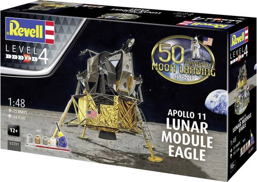 Revell 03701 Apollo 11 Lunar Module Eagle Science Fiction Bausatz 1:48 von Revell