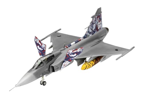 Revell 03776 Saab JAS-39C Gripen Maßstab 1:72 – ungebautes/unlackiertes Plastikmodellbausatz Revell 03776 Saab JAS-39C Gripen Maßstab 1:72 – ungebautes/unlackiertes Plastikmodellbausatz von Revell