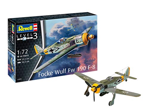 Revell 03898 Modellbausatz Focke Wulf Fw190 F-8" im Maßstab 1:72, Level 3 Revell 03898 Modellbausatz Focke Wulf Fw190 F-8" im Maßstab 1:72, Level 3 von Revell