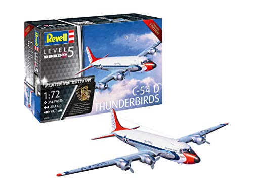 Revell 03920 14 Modellbausatz C-54D Thunderbirds Platinum Edit im Maßstab 1:72, Level 5 Revell 03920 14 Modellbausatz C-54D Thunderbirds Platinum Edit im Maßstab 1:72, Level 5 von Revell