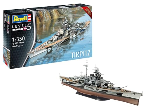 Revell 05096 - Modellbausatz Tirpitz im Maßstab 1:350 von Revell