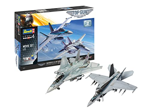 Revell RV05677 5677 Top Gun 2 Movie Set Zubehör, Unlackiert, Mittel von Revell