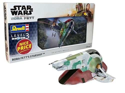 Revell 06785 Boba Fetts Starship 1:88 Scale Model Kit Star Wars originalgetreuer Modellbausatz für Einsteiger, Unlackiert Revell 06785 Boba Fetts Starship 1:88 Scale Model Kit Star Wars originalgetreuer Modellbausatz für Einsteiger, Unlackiert von Revell