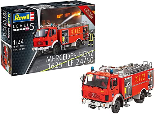 Revell 07516 Mercedes-Benz 1625 TLF 24/50 Modellbausatz im Maßstab 1:24 von Revell