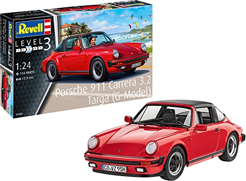 Carrera 07689 Revell RV Porsche 911G Model Targa 1:24 Modellauto Modellbau, Zum Bemalen, 17,9 cm von Revell