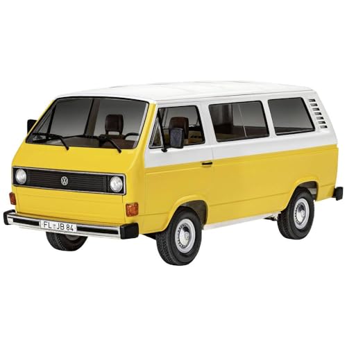 Revell 7706 07706 VW T3 Bus Automodell Bausatz 1:25 Modellbau, Unlackiert von Revell