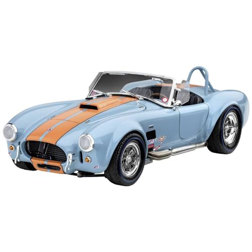 Revell Modellbausatz '65 Shelby Cobra 427 - Erleben Sie den legendären Sportwagen mit 94 detailreichen Teilen im Maßstab 1:24 - Anspruchsvolles Modell für Bastler ab 12 Jahren von Revell