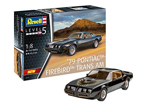 Revell 7710 07710 Pontiac Firebird Trans Am Automodell Bausatz 1:8 Modellbau, Unlackiert von Revell