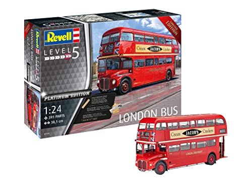 Revell 7720 07720 London Bus Bausatz 1:24 Modellbau, Unlackiert von Revell