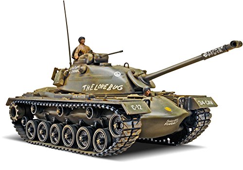 Revell Modellbausatz M48A2 Patton - Maßstab 1:35 - Hochdetaillierter Militärbausatz mit beweglicher Kanone und Türen - Zwei Besatzungsmitglieder und sechs Figuren inklusive - Optionale Markierungen Revell Modellbausatz M48A2 Patton - Maßstab 1:35 - Hochdetaillierter Militärbausatz mit beweglicher Kanone und Türen - Zwei Besatzungsmitglieder und sechs Figuren inklusive - Optionale Markierungen von Revell