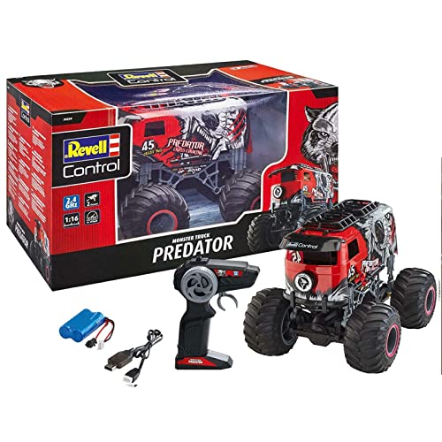 Revell 24559 Predator Rot 1:16 RC Modellauto Elektro Monstertruck RTR 2,4GHz von Revell