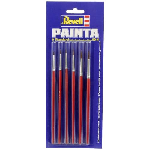 Revell 29621 - Pinselpalette Standard, 6 Stück von Revell