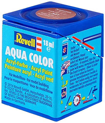Revell 36331 Aqua-Farbe Purpur-Rot (seidenmatt) Farbcode: 331 RAL-Farbcode: 3004 Dose 18ml (1er Pack) von Revell