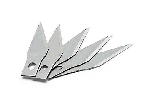 Revell Ersatzklingen für Scalpel I Silber I Ideal für präzises Schneiden I Zubehör für Modellbau und Bastelprojekte I Praktisches Set für Modellbauer von Revell