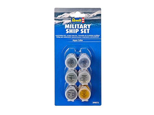 Revell 39073 8 Modellbau Farben-Set Militärschiffe, 8 Jahre to 99 Jahre, Mittel von Revell
