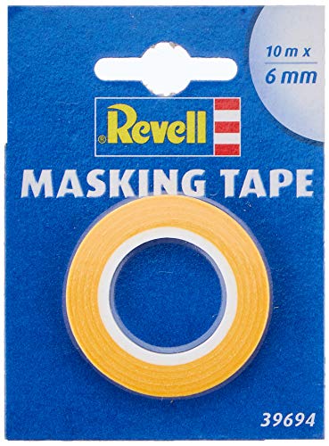 Revell Modellbauzubehör I Malerband Gelb-Orange I Modellbau I 6 mm Breite I Präzises Abkleben für saubere Farblinien von Revell