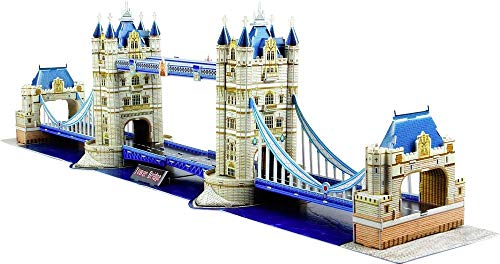 Revell 3D Puzzle 00207 I London Tower Bridge Tor I 120 Teile I 2 Stunden Bauspaß für Kinder und Erwachsene I ab 10 Jahren I Londons berühmte Brücke selber zusammenbauen von Revell