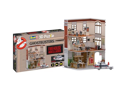 Revell 00223 Ghostbuster Die Ghostbusters Welt als 3D Puzzle entdecken, Bastelspass für jederman, Mehrfarbig von Revell