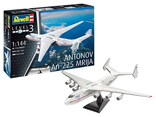 Revell 4957 Auto 04957 Antonov AN-225 Mrija Flugmodell Bausatz 1:144, 1/144 von Revell