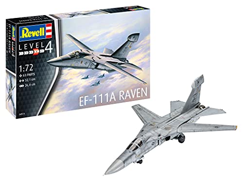 Revell 04974 EF-111A Raven Other License originalgetreuer Modellbausatz für Fortgeschrittene, unlackiert von Revell