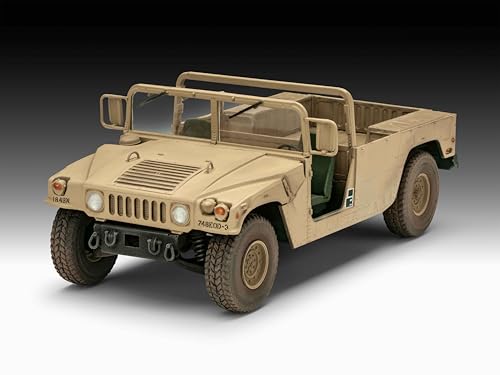 Revell 63366 Modellset HMMWV M1097A2 im Maßstab 1:35 ungebaut/unlackiert Plastikmodellbausatz mit Zubehör Revell 63366 Modellset HMMWV M1097A2 im Maßstab 1:35 ungebaut/unlackiert Plastikmodellbausatz mit Zubehör von Revell