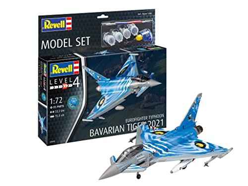 Revell 63818 Model Set Eurofighter Typhoon Bavarian Tiger 2021" von Revell