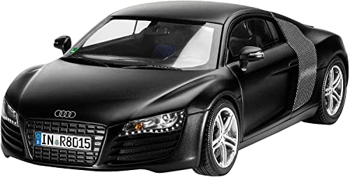 Revell Modellbausatz Audi R8 I Mit Zubehör I Mehrfarbig I Detailgetreue Nachbildung für Einsteiger und Fortgeschrittene I Präzisionsmodell für Auto-Liebhaber von Revell