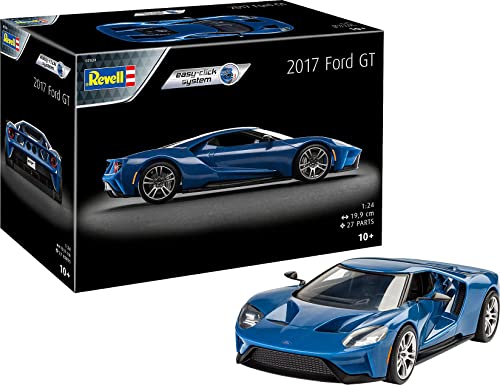 Revell 7824 07824 2017 Ford GT Automodell Bausatz 1:24 Modellbau, Mehrfarbig von Revell