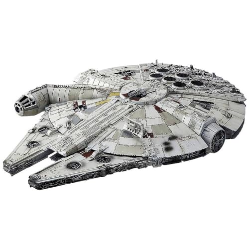 Revell Modellbausatz Millennium Falcon - Der ikonische Millennium Falcon aus Das Erwachen der Macht - Bewegliche Laderampe und zwei Cockpithauben - Inklusive Displayständer von Revell