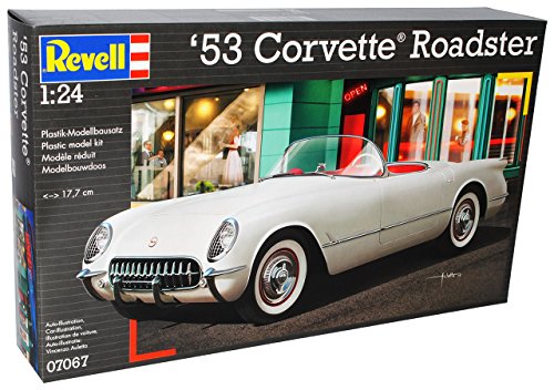Revell Chevrolet Corvette C1 Cabrio Weiss 1953-1962 07067 Bausatz Kit 1/24 Modell Auto Revell Chevrolet Corvette C1 Cabrio Weiss 1953-1962 07067 Bausatz Kit 1/24 Modell Auto von Revell