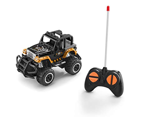 Revell RC SUV Quarter Back I Perfekt für Kinder ab 6 Jahren und RC-Einsteiger I Leistungsstarker Elektromotor MHz-Fernsteuerung, Schwarz/Orange von Revell