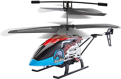 Revell Control Red Kite Helikopter I 2,4 GHz-Fernsteuerung I Höhenkontrolle I LED-Beleuchtung I Mit Lipo-Akku I Inkl Ersatzrotor I Ideal für Einsteiger ab 8 Jahren I Perfekt für den Indoor-Einsatz von Revell