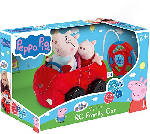 Revell Control Auto Peppa Pig ferngesteuert I Plüschauto mit Funksteuerung I Für Kinder ab 3 Jahren I Mit blinkenden Lichtern und 3 Geschwindigkeitseinstellungen I Hand-Augen-Koordination verbessern Revell Control Auto Peppa Pig ferngesteuert I Plüschauto mit Funksteuerung I Für Kinder ab 3 Jahren I Mit blinkenden Lichtern und 3 Geschwindigkeitseinstellungen I Hand-Augen-Koordination verbessern von Revell