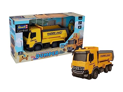 Revell Control Mercedes-Benz Arocs I Ferngesteuerter Kipplader für Kinder ab 4 Jahren I Realistische Kippfunktion der Lademulde I Einfache Steuerung mit 40 MHz Fernbedienung I 25 Min. Fahrzeit von Revell