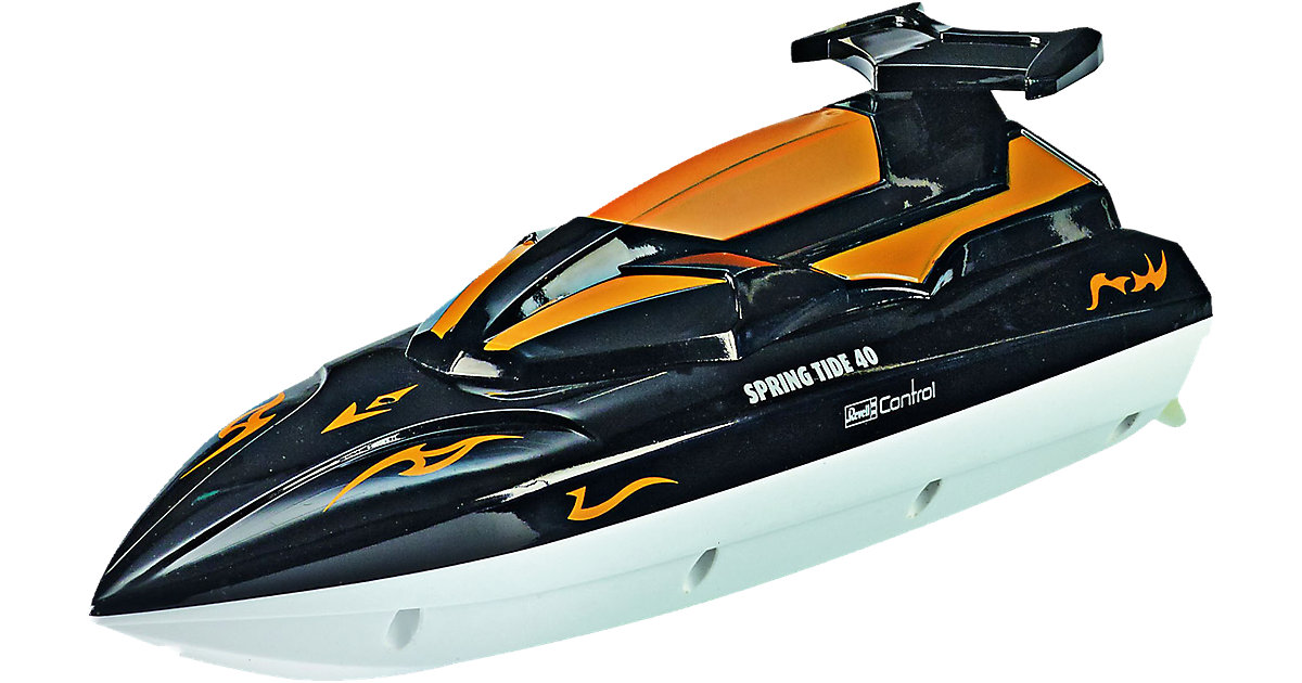 RC Boat SPRING TIDE 40 MHz, mit Schutzschaltung - die Propeller laufen erst im Wasser an, Revell Control Ferngesteuertes Boot, 24 cm RC Boat SPRING TIDE 40 MHz, mit Schutzschaltung - die Propeller laufen erst im Wasser an, Revell Control Ferngesteuertes Boot, 24 cm von Revell