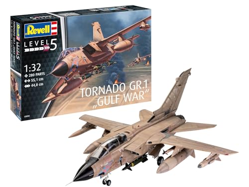 Revell REV-03892 Tornado GR.1 RAF Gulf War Modelmaking, Mehrfarbig, 1:32 von Revell