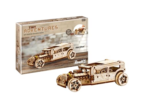 Revell Holz Tiny Adventures - Hot Rod Automodell Bausatz Revell Holz Tiny Adventures - Hot Rod Automodell Bausatz von Revell
